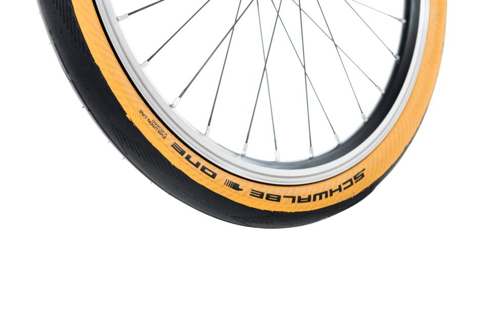 Schwalbe One, Tan Wall, 16 inch Tyre – Azure Velo